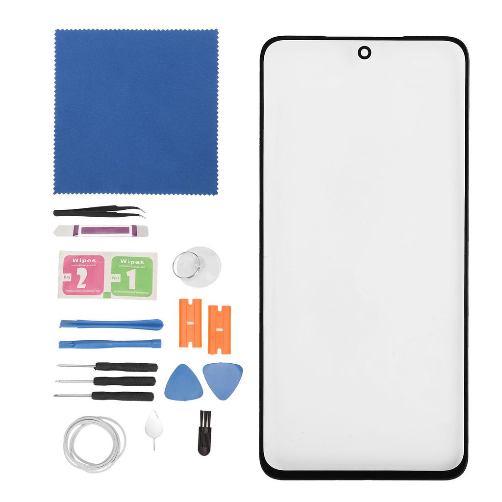 Screen Replacement Front Outer Lens Glass Screen Replacement Repair Kit for Samsung Galaxy S21 FE