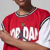 Nike Футболка с коротким рукавом и круглым вырезом с принтом «Jumpman Letter», детские топы, красные FQ0646-687