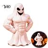 Creative Holiday Gift 3D Printed Buff Ghost Figurine, Funny Muscle Desktop Halloween Home Decor Ornament, Spooky Decor, Novelty Tabletop Decoration