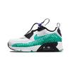 Детские кроссовки Air Max 90 Toggle SE PS White Psychic Purple, темно-бирюзовые, черные DN3264-100