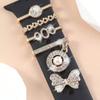 Metal Decorative Ring Brooch Wristbelt Charms Creative Watch Band Ornament  Strap Accessories