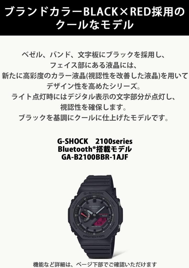 CASIO G-SHOCK Солнечные Bluetooth GA-B2100BBR-1AJF