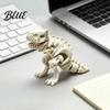 Подарок для любителя динозавров 3D-печатная фигурка Карнотавра Модель подвижного скелета для украшения домашнего офисного стола Фигурка дракона Коллекционеры