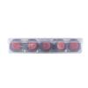 Round Rocker Switch Red Light Illuminated On Off 3 Pin 2 Position Mini Rocker Switch 125V 10A 250V 6A KCD1 Small Circle Toggle Switches For RV Car