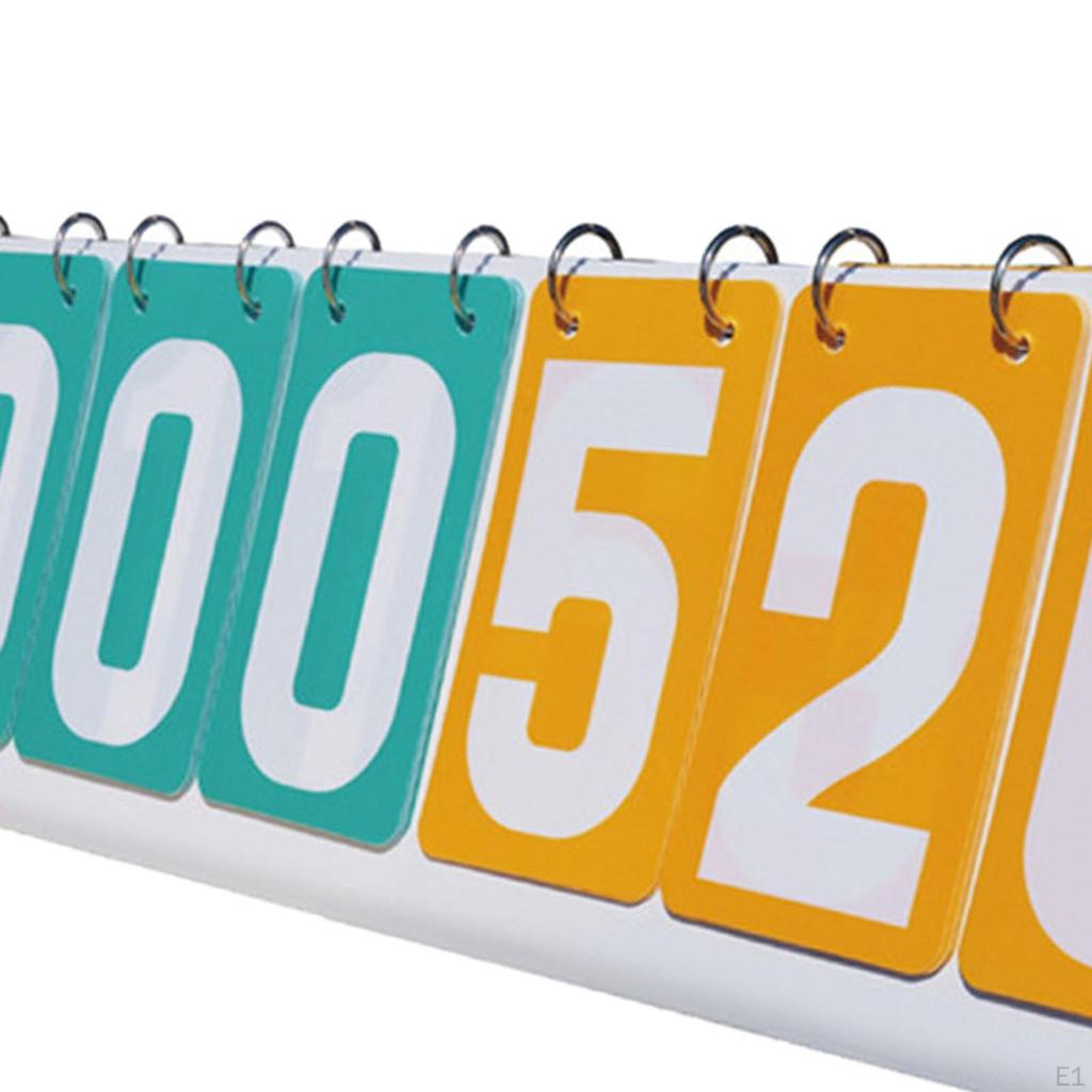 Откидное табло, настольное 6-значное портативное профессиональное стабильное табло для подсчета очков для