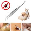 2 In 1 Dog Louse Clip Professional Tick Remover Tweezers Home Accessories Tick Tweezers  Humans