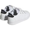 adidas Преимущество Низкие Детские Lifestyle Кроссовки Cloud White/Core Black/Metal Silver Дети Возраст 3 7 Лет IG2516