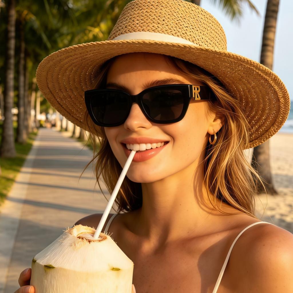 1pcs European Men's and Women's Cat Eye Frame Fashion Sunglasses for Summer Sunshade, Sunscreen, UV Protection, Lightweight Glas