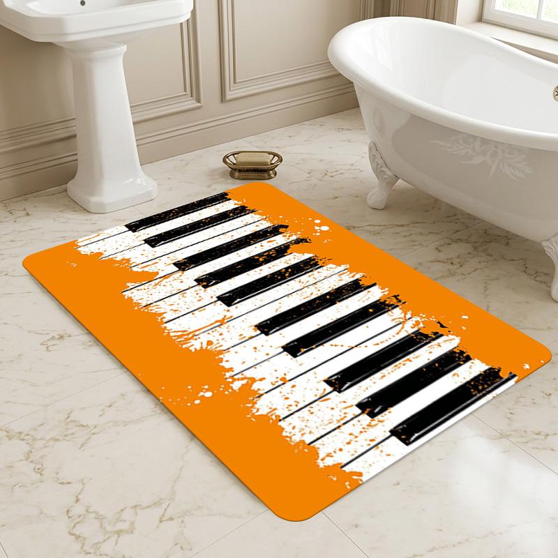 Piano Keys Living Room Nonslip Area Rug Soft Carpet For Bedroom Game Playroom Sofa Office Home Decor Doormat Christmas Gift C9302210