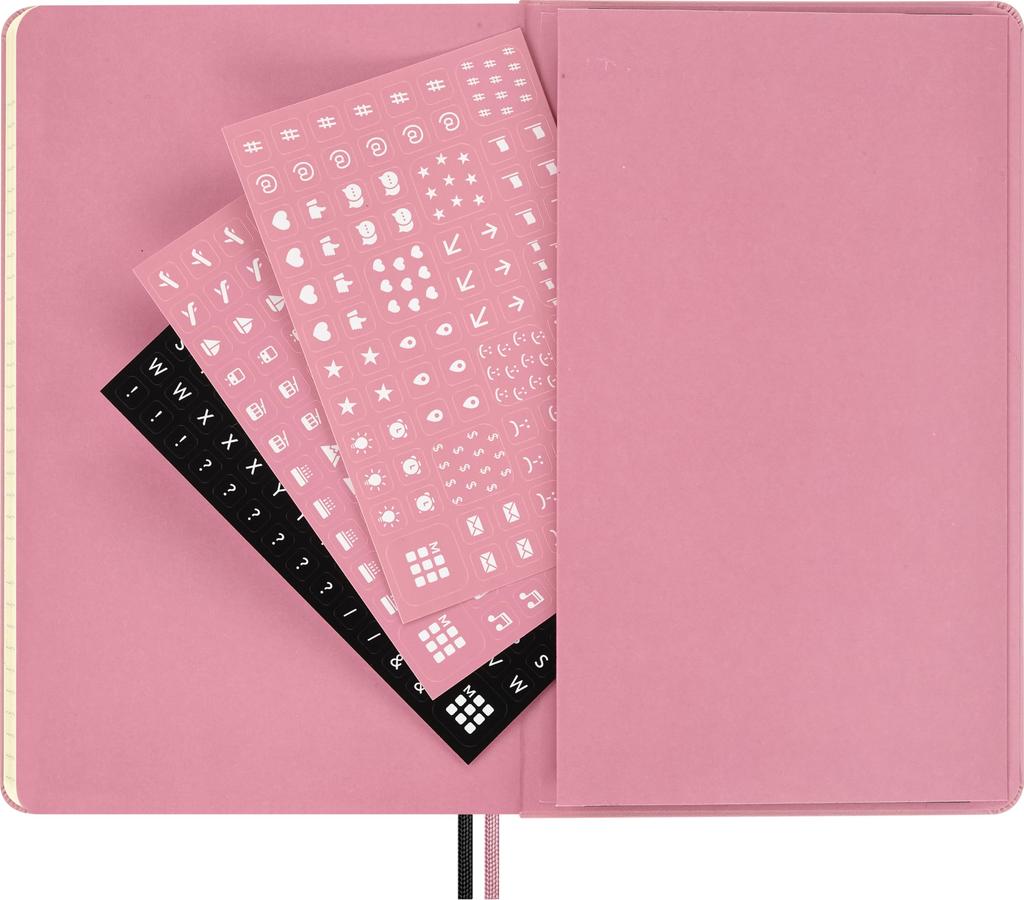 Moleskine X BLACKPINK 2026 Еженедельник Большой Твердый Переплет розовый