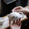 Нефритовый фарфоровый чайник Си Ши - Керамический горшок в стиле туши для женского бутика Набора для кунг-фу чая.