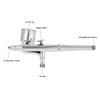 Airbrush Kit 0.2mm/0.5mm Needle Gravity Feed Air Brush Spray Gun for Tattoo Nail Art Air Paint