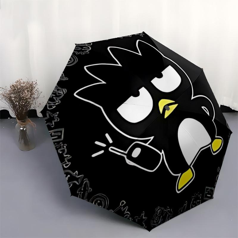 1pc Penguin Character Automatic Umbrella | Portable Foldable 8-Rib Manual Open, Casual Accessory, Durable Canopy yy250905010