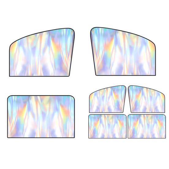 1/4 шт. солнцезащитные шторы на окна автомобиля, магнитные детские шторы на заднее окно для защиты от ультрафиолета, дышащая сетка, солнцезащитные шторы, складные шторы для большинства транспортных средств