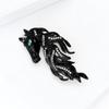 Handcraft Horse Head Brooch Portable Alloy Accessory for Casual Formal Outfits