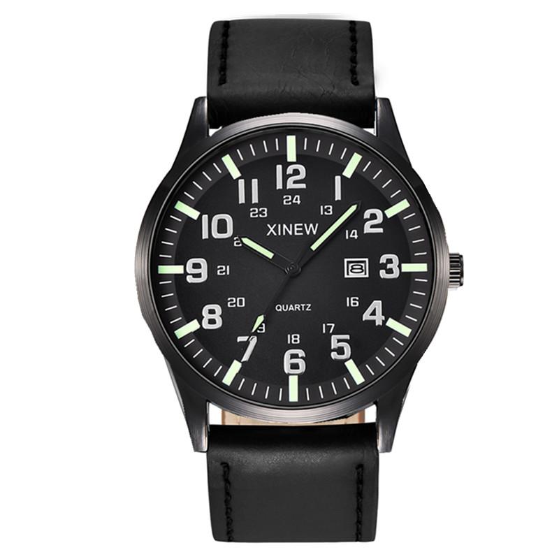 Montre Homme XINEW Brand Students Watches Men Boys Fashion Nylon Band Simple Date Quartz Watch Reloj Hombre Relogio Masculino