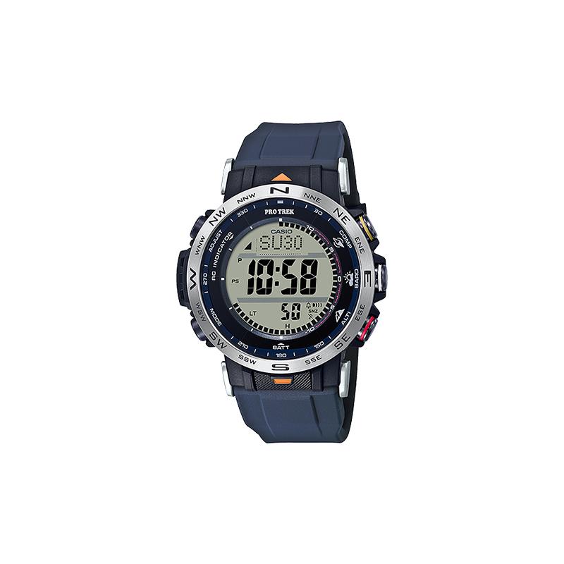 Casio CASIOPRO Серия TREK-Цифровой дисплей с диском Серия Измерение температуры, давления, высоты Светодиодная подсветка Альпинизм на открытом воздухе Солнечная PRW-30AE-2JR