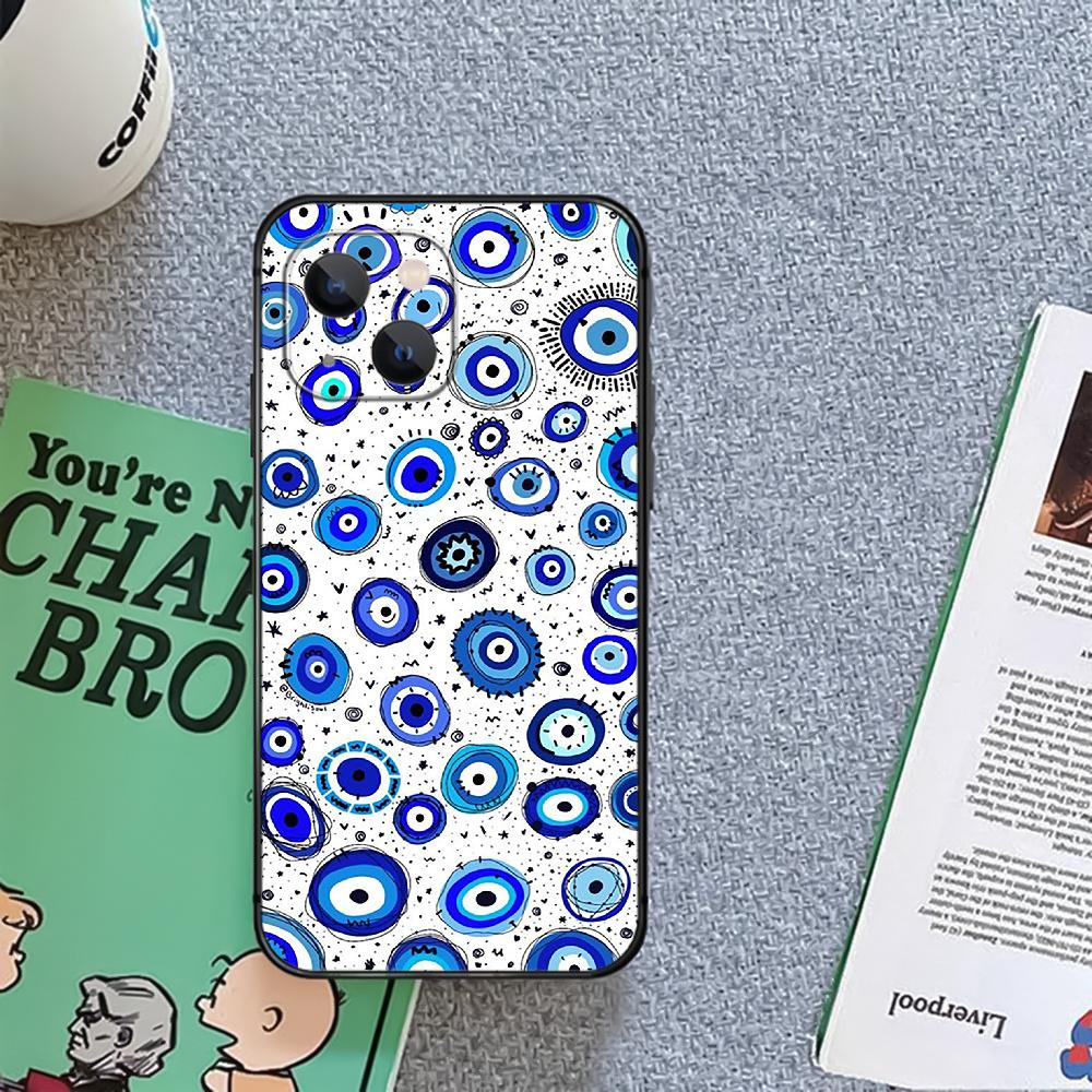 Чехол для телефона с рисунком злого глаза, чехол для iPhone Xiaomi Mi Samsung Galaxy Redmi Note AS 11 12 13 14 15 22 23 24 5G Pro Plus Max Fe Ultra