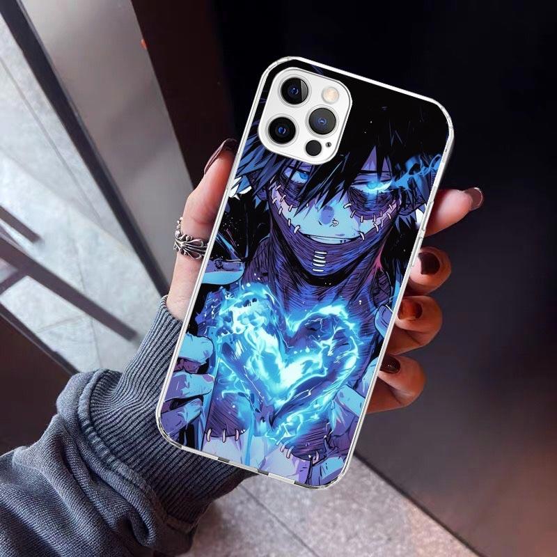 Чехол для телефона Dabi MHA My Hero A-Academy Для iPhone 17 Air 11 13 Mini 14 15 Plus 16 12 Pro Max 16E SE 7 8 С рисунком Мягкий ТПУ Задняя крышка