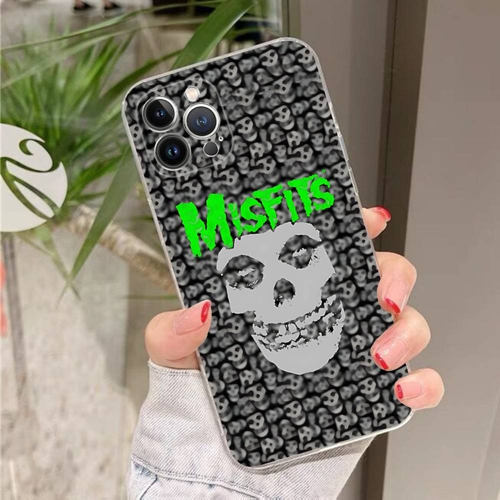 The Misfits Гленн Данциг Для iPhone 17 16 15 11 12 13 14 Pro Max Мягкий ТПУ Силиконовый Задний Чехол Прозрачный Чехол