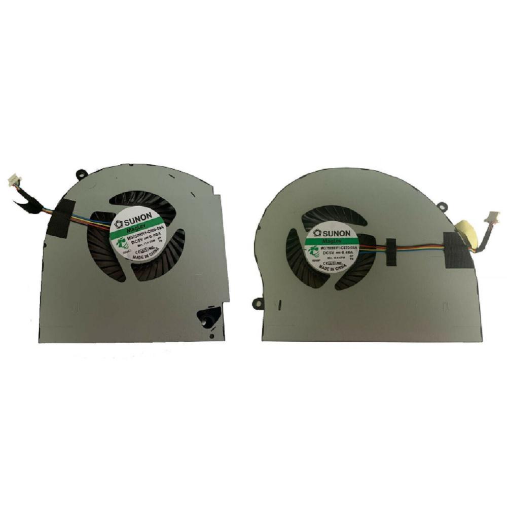 Новый вентилятор охлаждения процессора и графического процессора для Dell Alienware 17 R4 R5 P31E ALW17C 04RFW1