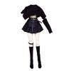EVA BJD 13 BJD Кукла Одежда 13 BJD Детская Одежда 60 см Модный Кукольный Набор 22"-24" Сферическая SD Кукла Черная Рубашка Черная Юбка Чулки