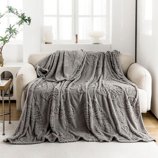 3D Butterfly Baby Blanket Double-Sided Flannel Soft Throw Blanket Fluffy Infant Toddler Newborn Receiving Blanket Crib Stroller Use Baby Shower Gift