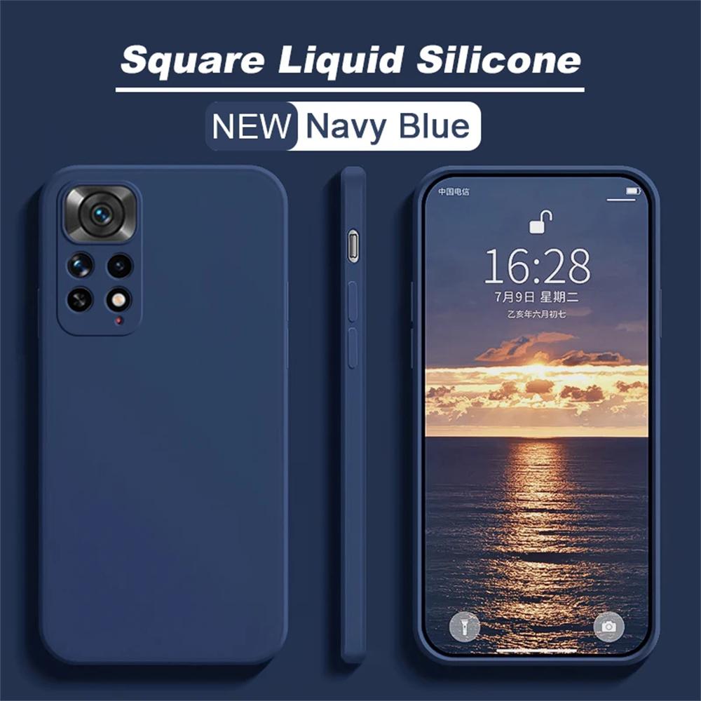 Роскошный Чехол из Жидкого Силикона для Xiaomi Redmi Note 11s Чехлы Xiaomi Redmi Note 11s 10 11 12 13 Pro Plus 5G Чехол Ударопрочный Чехол
