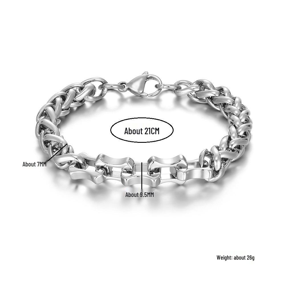 IMI Dragon Bone Мужской Панк Ретро Цепочка Браслет YL755
