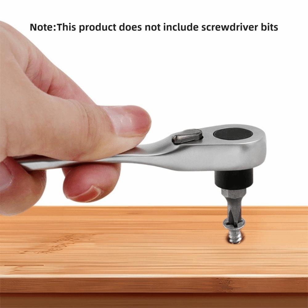 High Torque Mini Ratchet Wrench 6.35mm 1/4Inch Mini Ratchet Screwdriver Automotive Repair