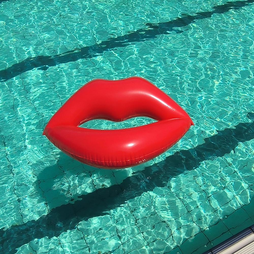 Красный плавательный круг для губ, надувной бассейн, плавательный круг, спасательный круг для бассейна, плавательный круг для взрослых, бассейн
