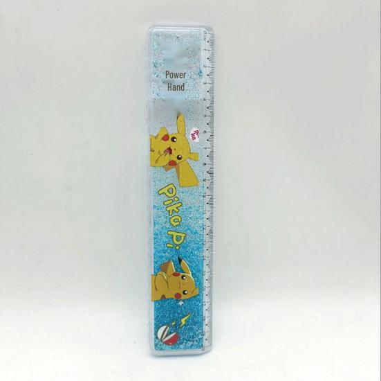 Super Mario Glitter Ruler - Cute 20cm Student Stationery