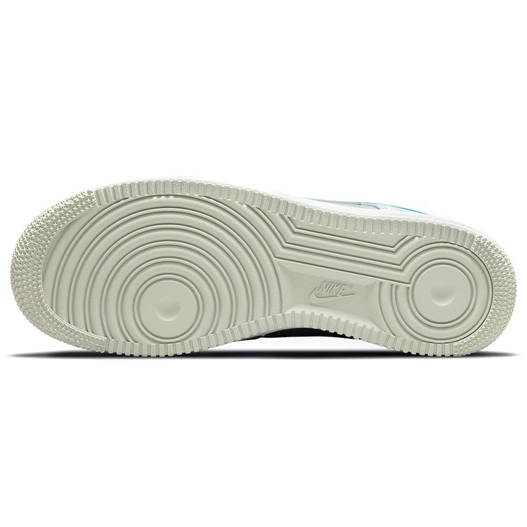 NBA x Nike Air Force 1 07 LV8 75-я годовщина - Spurs Мужские кроссовки Белый Серо-туманный Солнечный циферблат DC8874-100