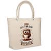 Sac De Plage - PLANETEE - Isotherme Lana Chouette Grain - Coton Imprimé En France - Grande Contenance - Anses Solides
