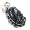 Подвеска из натурального драгоценного камня Ларвикит ручной работы из стерлингового серебра 925 пробы 2,48 дюйма T5t28