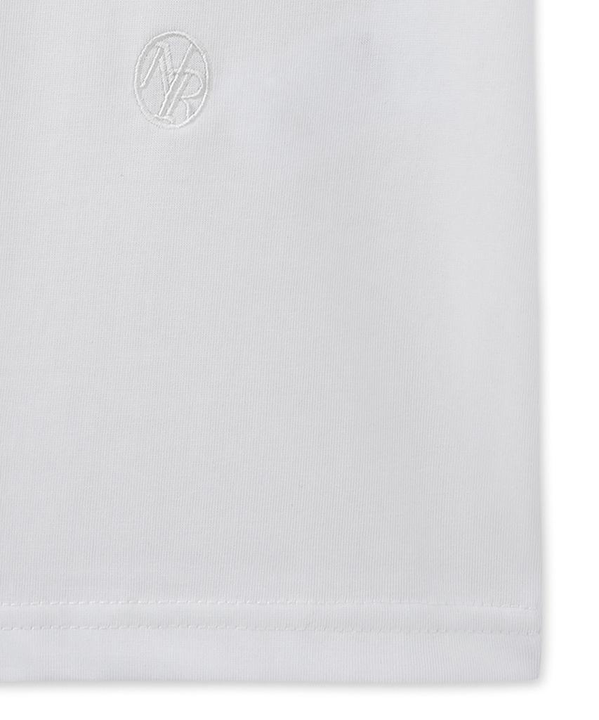 NOIRER ДЛЯ ЖЕНЩИН Crop-футболка Luxe из хлопка Supima (белый)