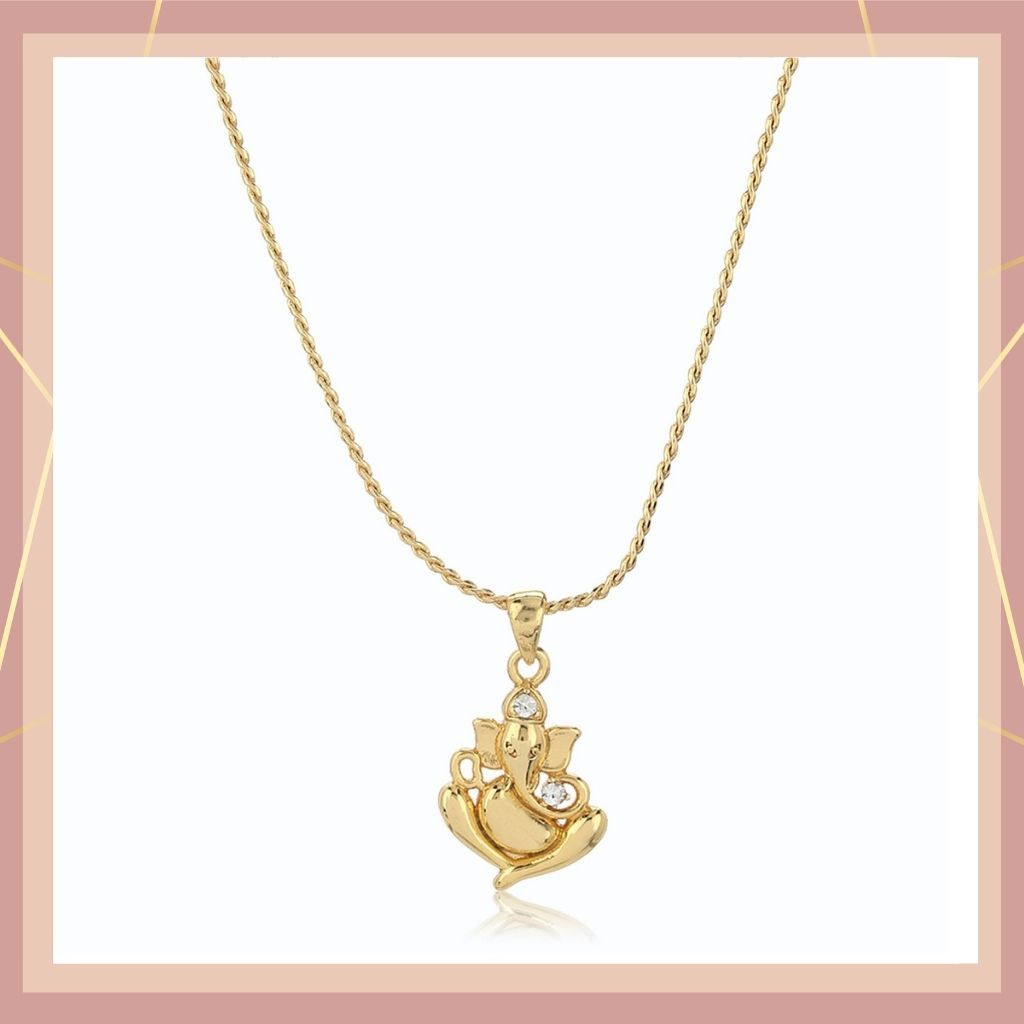 Цепочка-подвеска Estele с золотым покрытием Ganesh