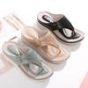 Shoes for Women Summer Plus Size 36-42 Fashion Comfortable Wedges Casual Flip Flops Hollow Out Non-slip Sandals Outside Slippers