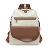 Commuter Backpack Large Capacity Women's Soft Leather Backpack