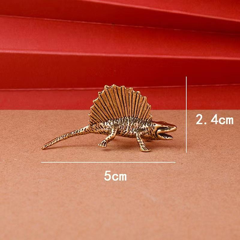 11 Kinds, Brass Dinosaur Model Decoration Jurassic Tyrannosaurus Triceratops Ankylosaurus Modeling Metal Crafts Decoration