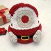 1pc Handmade Cartoon Knitted Coaster - Heat-resistant, Suitable for Christmas Parties and Events
