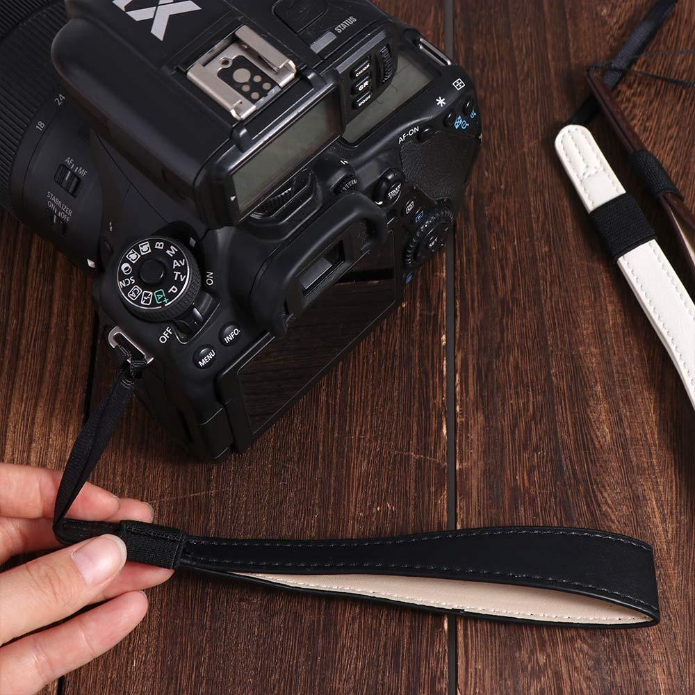 DSLR SLR Camera Wrist Strap PU Leather Camera Hand Grip Camera Strap   Camera Accessories