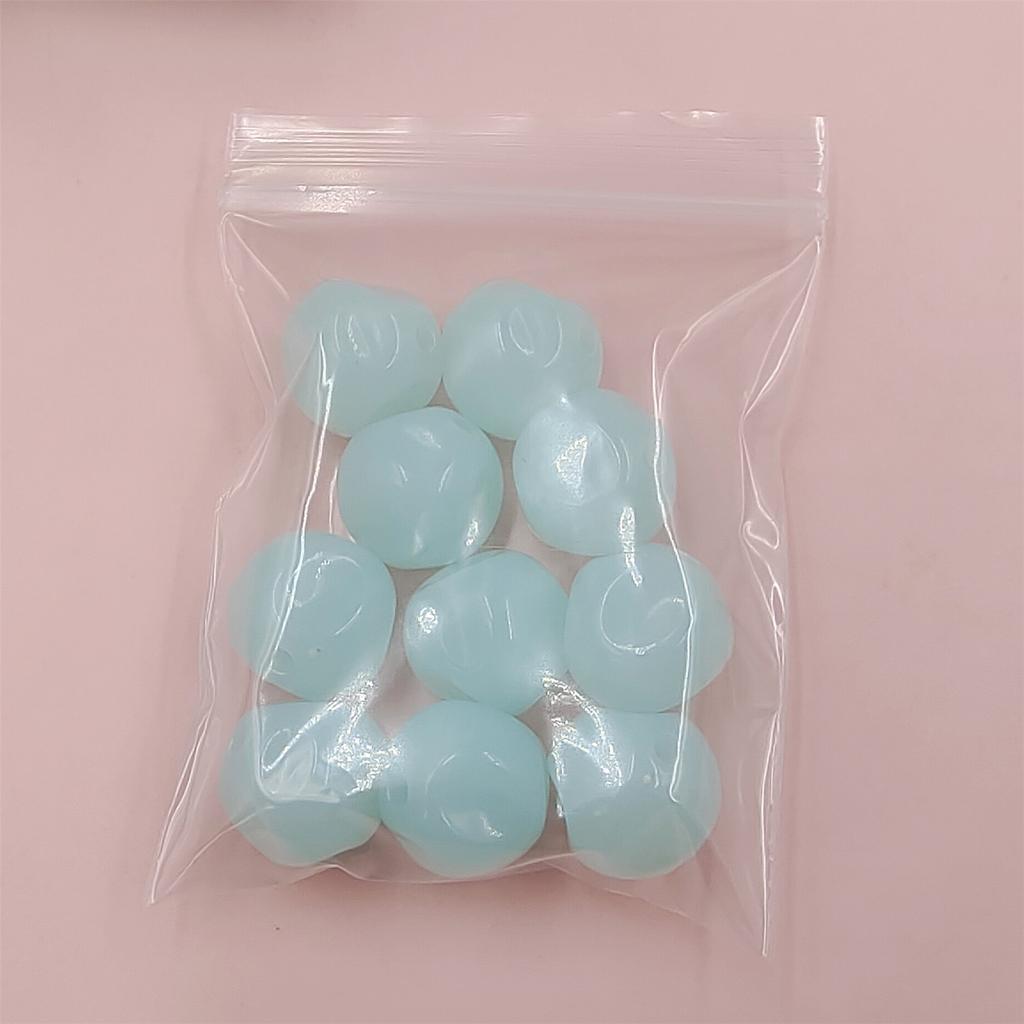 Акриловые поделки, модные многогранники с отверстиями, сделай сам, 10 шт./пакет, ювелирные аксессуары, цвет макарон, материалы для бисера, свободные бусины, перламутровый имитация нефрита