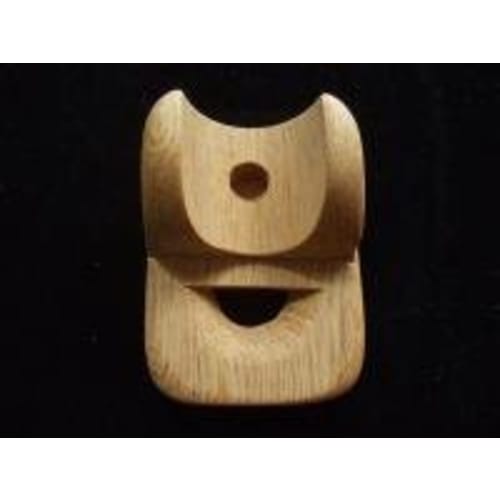 Saomui Nose Flute, Natural Wood