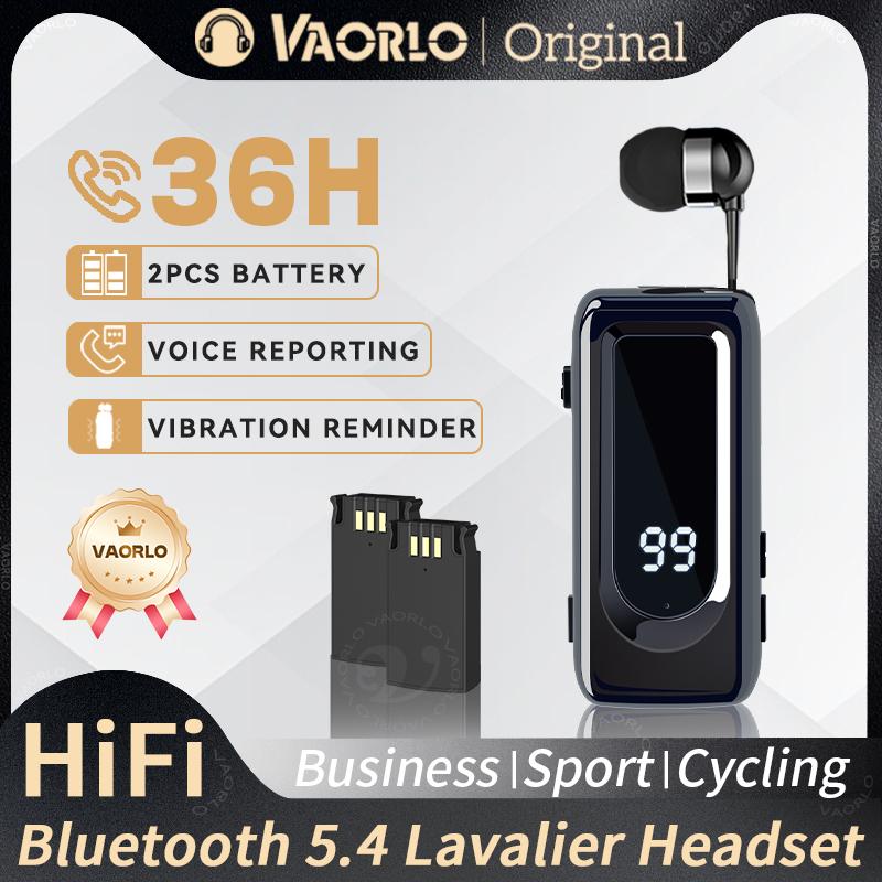 D70Pro Петличные Бизнес Bluetooth 5.4 Наушники Время разговора/музыки 36 часов Светодиодный цифровой дисплей С микрофоном Гарнитура с шумоподавлением