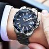 Luxury Fashion Quartz Watch Men Week Date Clock Stainless Steel Sport Watch Men Quartz Wristwatch Christmas Gift for Men