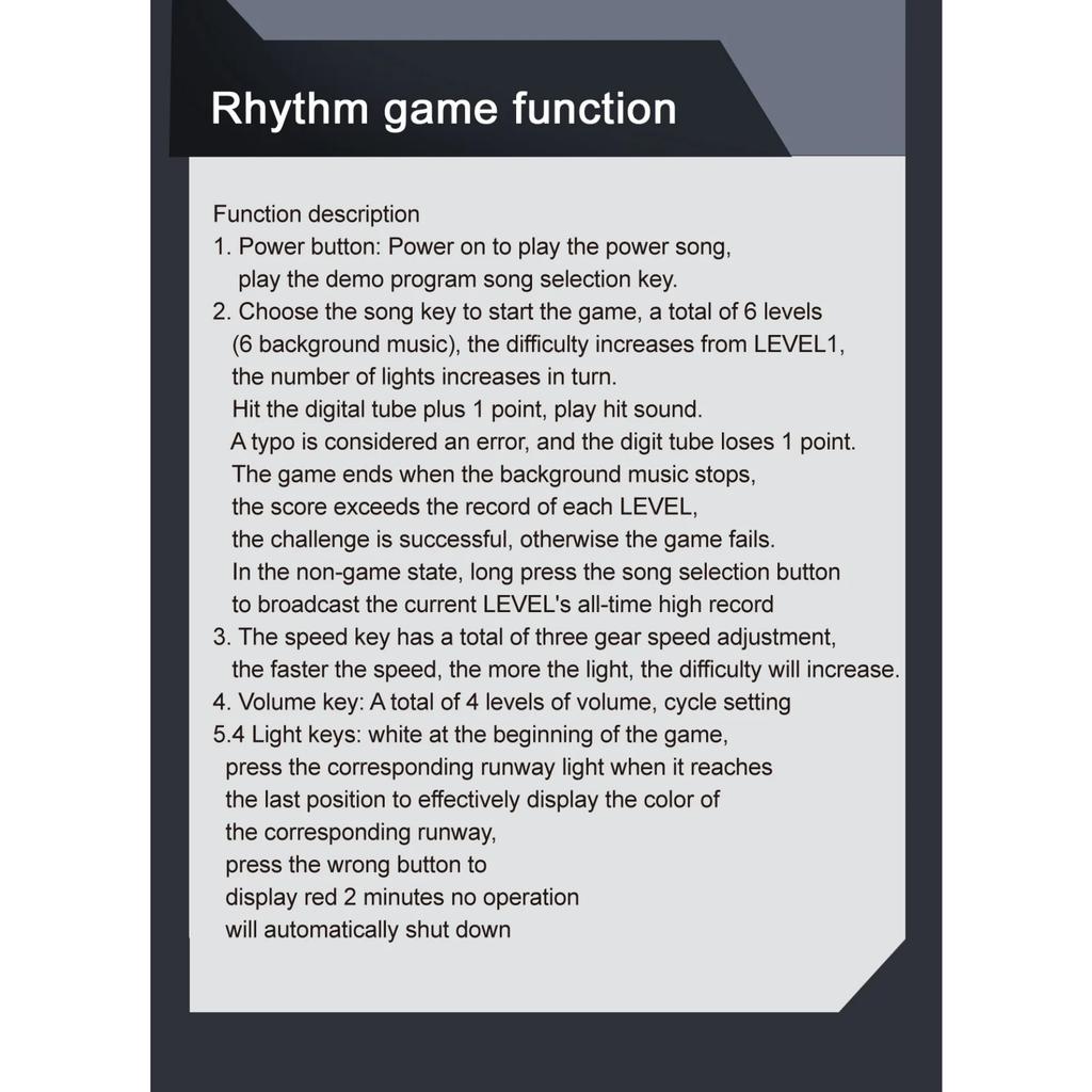 Музыкальный ритм Электронная настольная игра Детские игрушки Подсветка Музыка Быстрое нажатие кнопки Настольный игровой автомат Монтессори Кармашки Дорожная игрушка