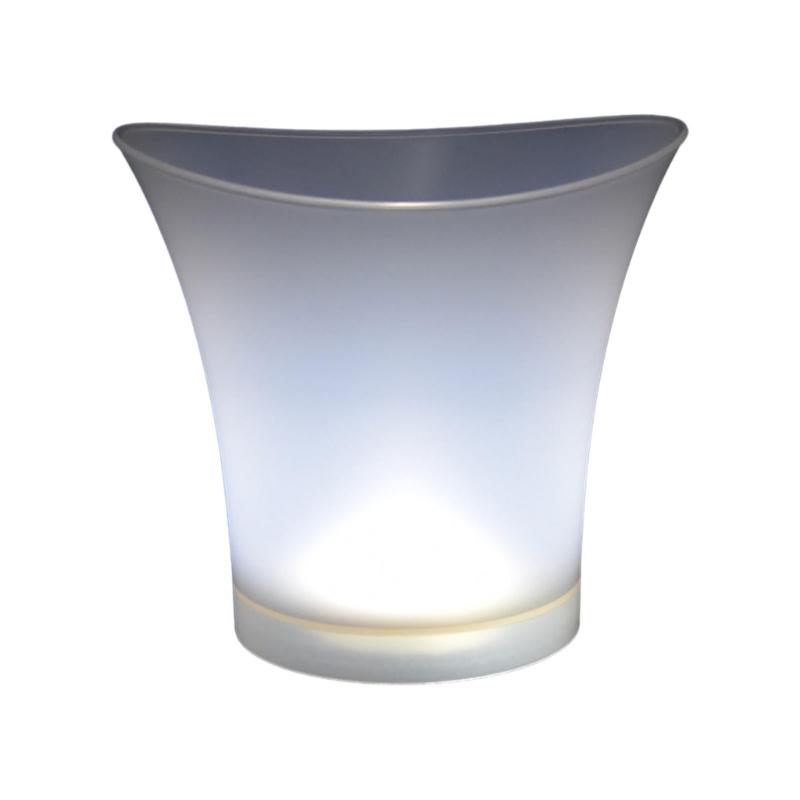 Ведро для шампанского и пива с подсветкой, материал PP, подходит для использования в помещении и на открытом воздухе X3UC