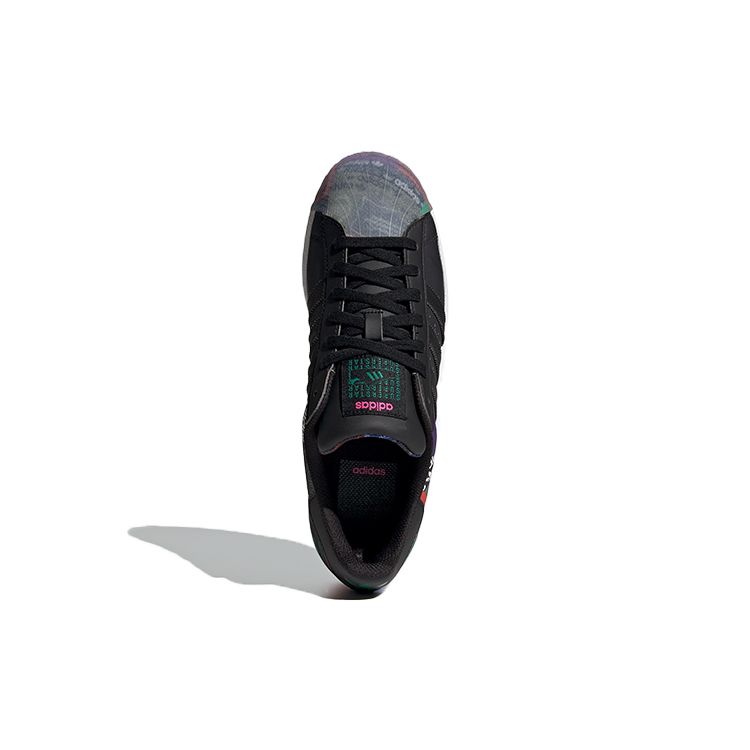 Adidas Superstar Multi Logo Patches — черные кроссовки унисекс GX2716