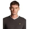 Lyle & Scott Mens Merino Cotton V Neck Jumper